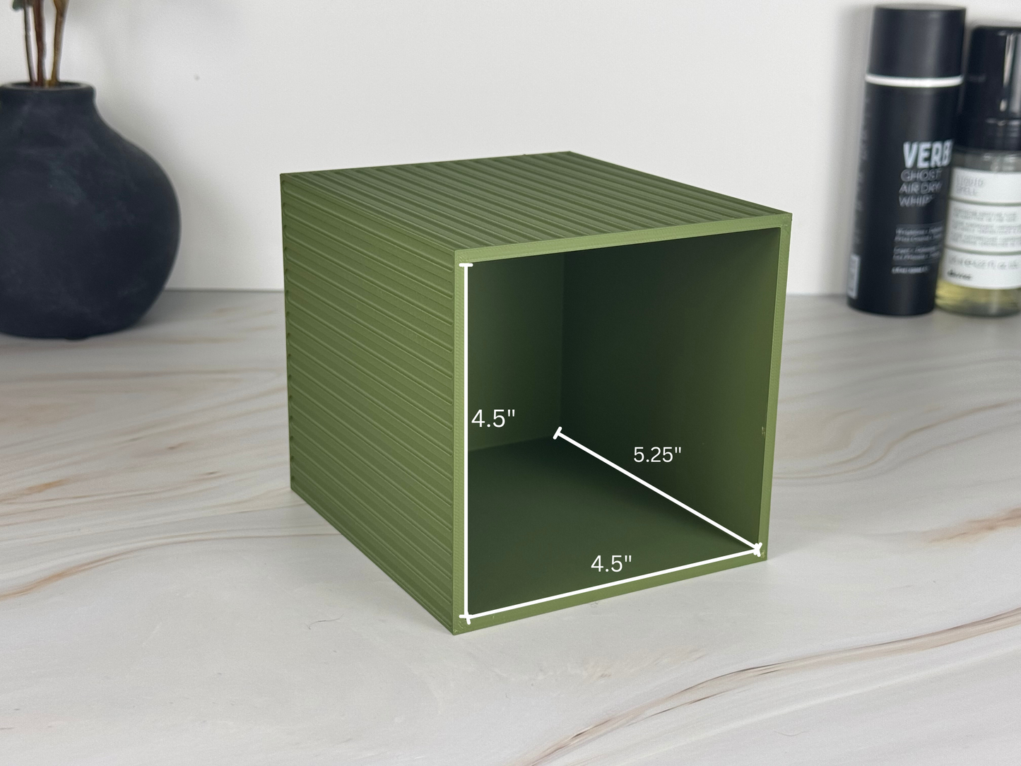 Fluted Tissue Box Cover - Kleenex Box Cover
