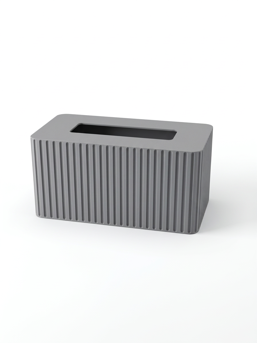 Large Tissue Box Cover - Fluted