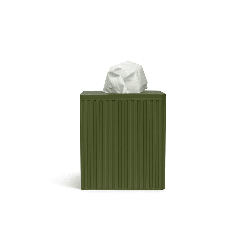 Cube Fluted Tissue Box Cover - Midtwenty
