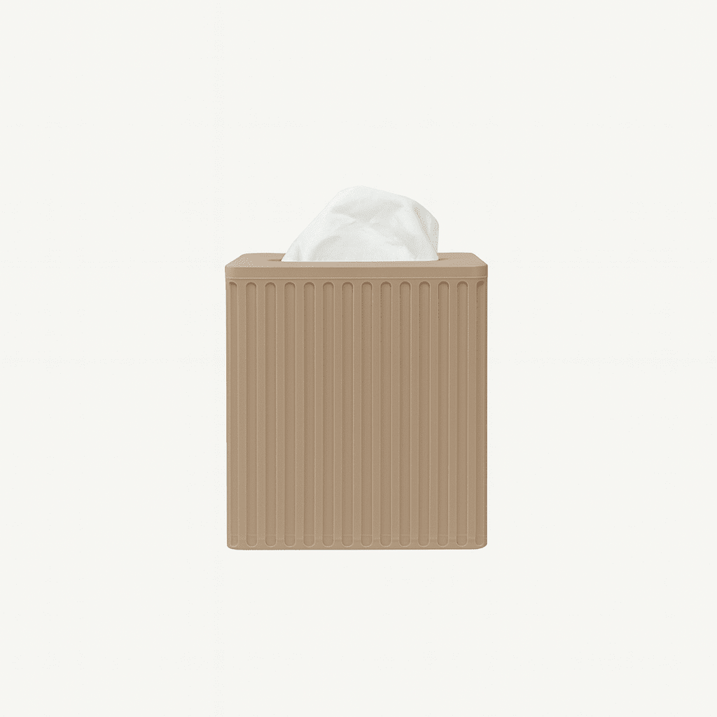 Cube Fluted Tissue Box Cover - Midtwenty