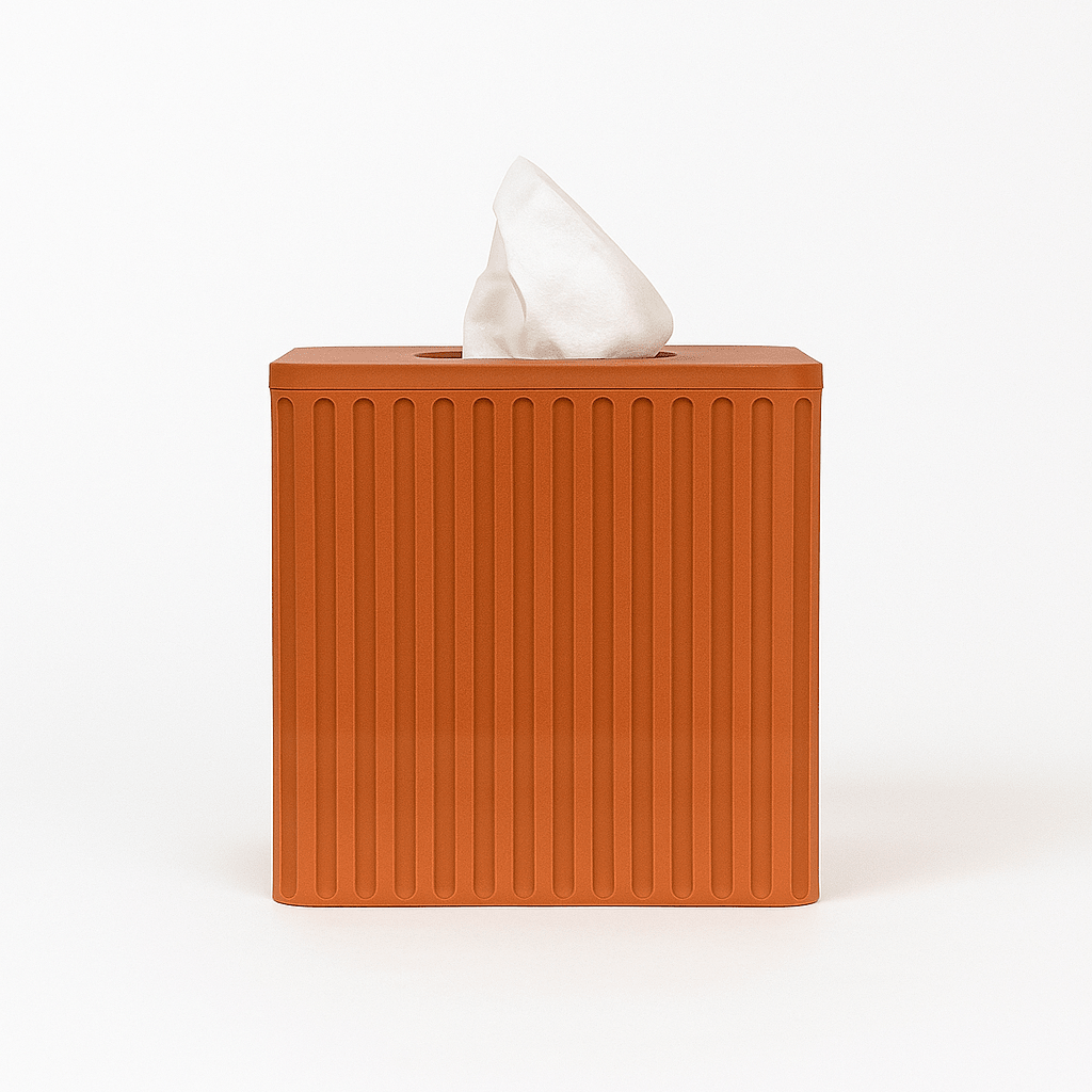 Cube Fluted Tissue Box Cover - Midtwenty