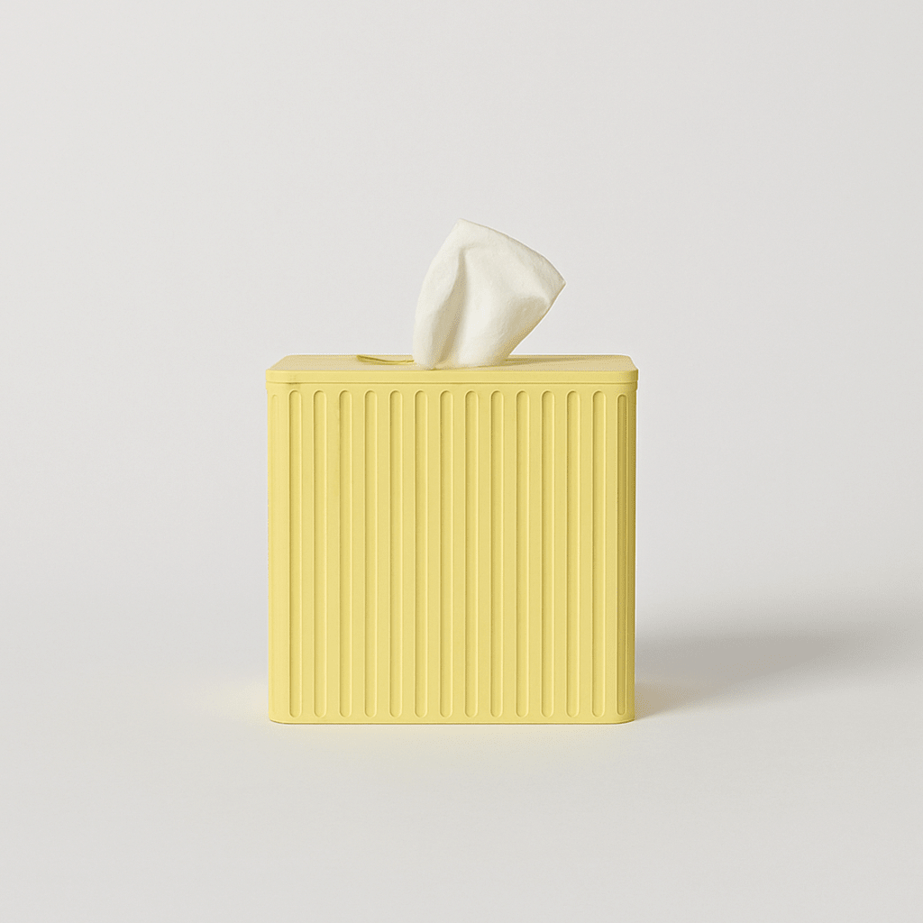 Cube Fluted Tissue Box Cover - Midtwenty