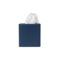 Square fluted tissue box cover for cube-shaped Kleenex boxes