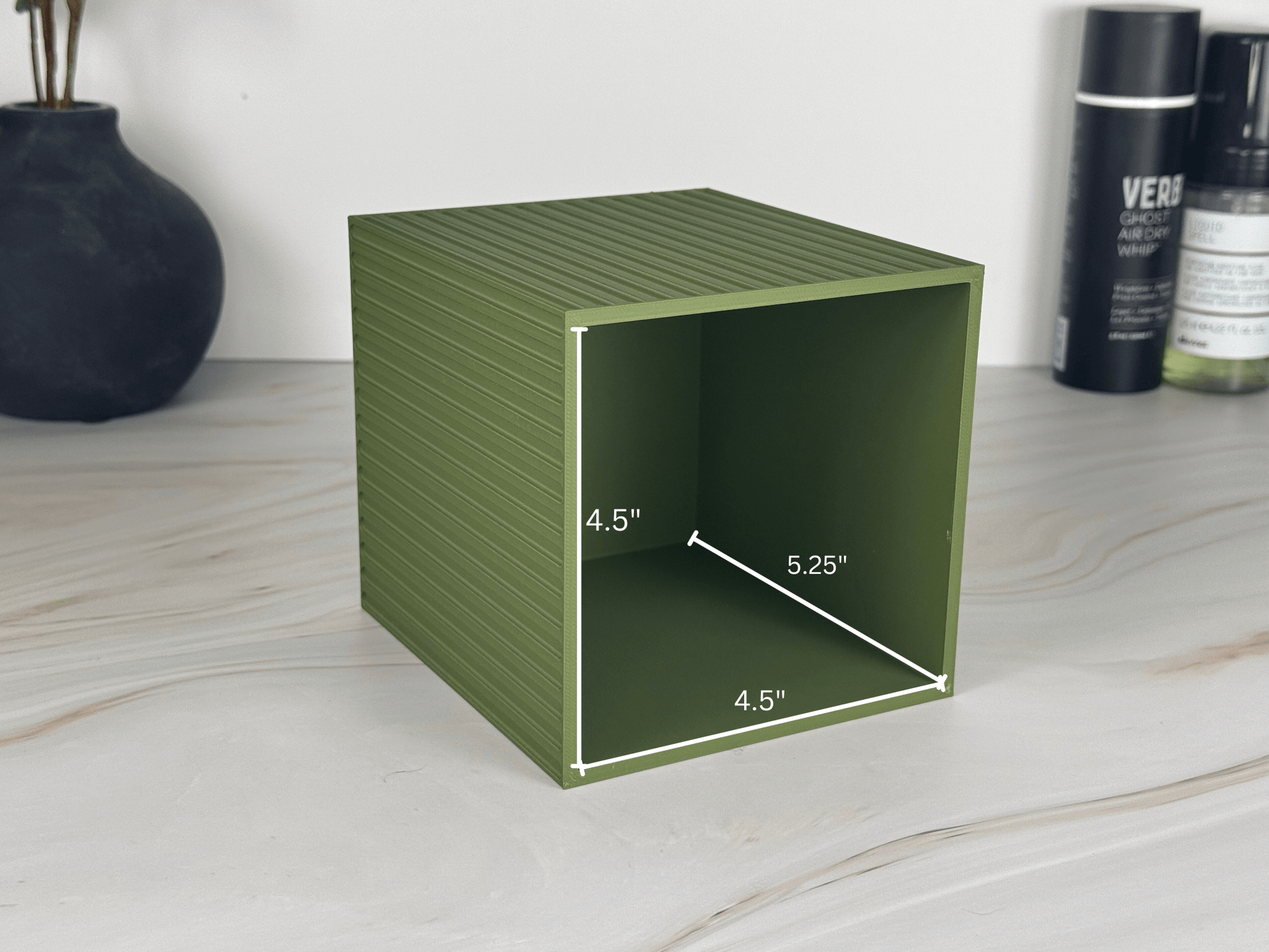 Fluted Tissue Box Cover - Kleenex Box Cover - MIDTWENTY Studio