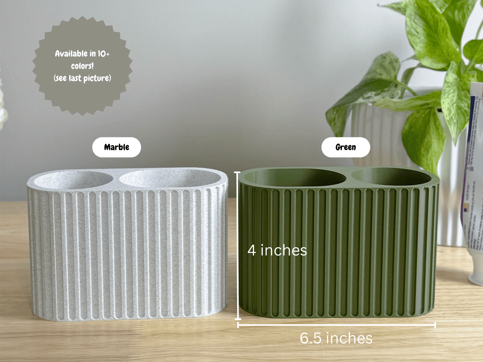 Fluted Toothbrush Holder - MIDTWENTY Studio