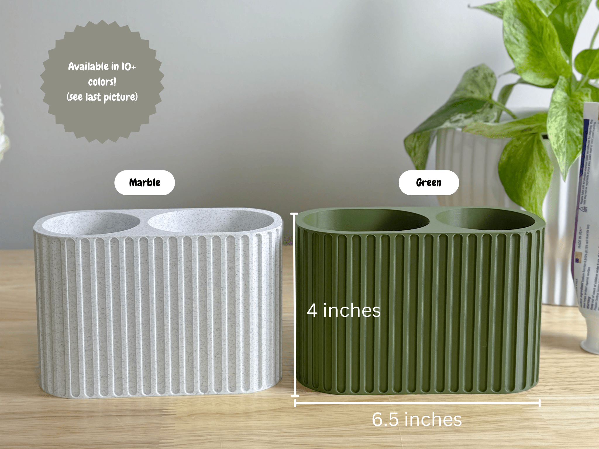 Fluted Toothbrush Holder - MIDTWENTY Studio