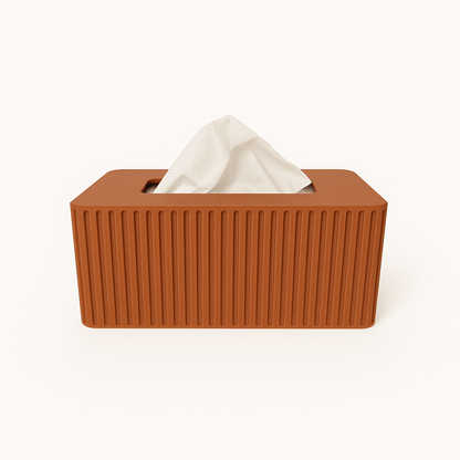 Tissue Box Cover Fluted - Standard Kleenex Box Cover - Tissue Box Holder - MIDTWENTY Studio