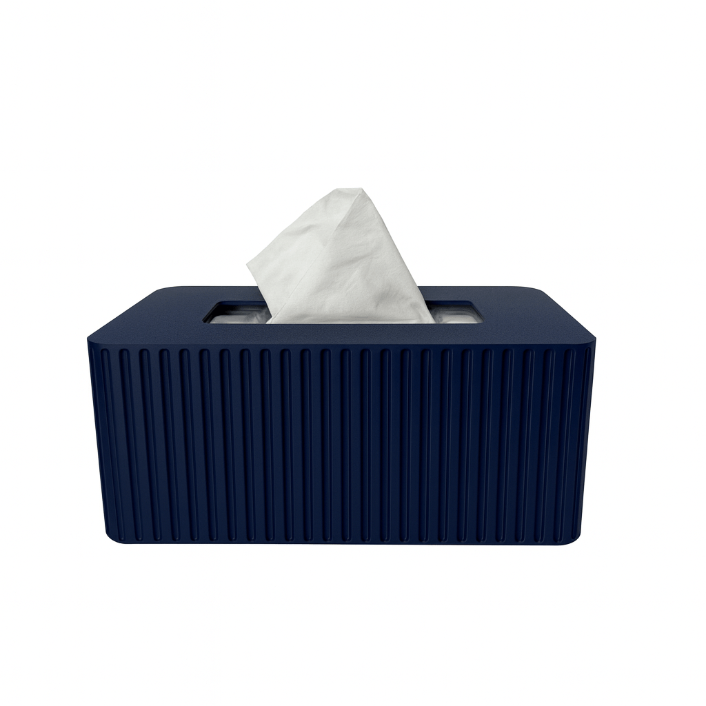 Tissue Box Cover Fluted - Standard Kleenex Box Cover - Tissue Box Holder - MIDTWENTY Studio