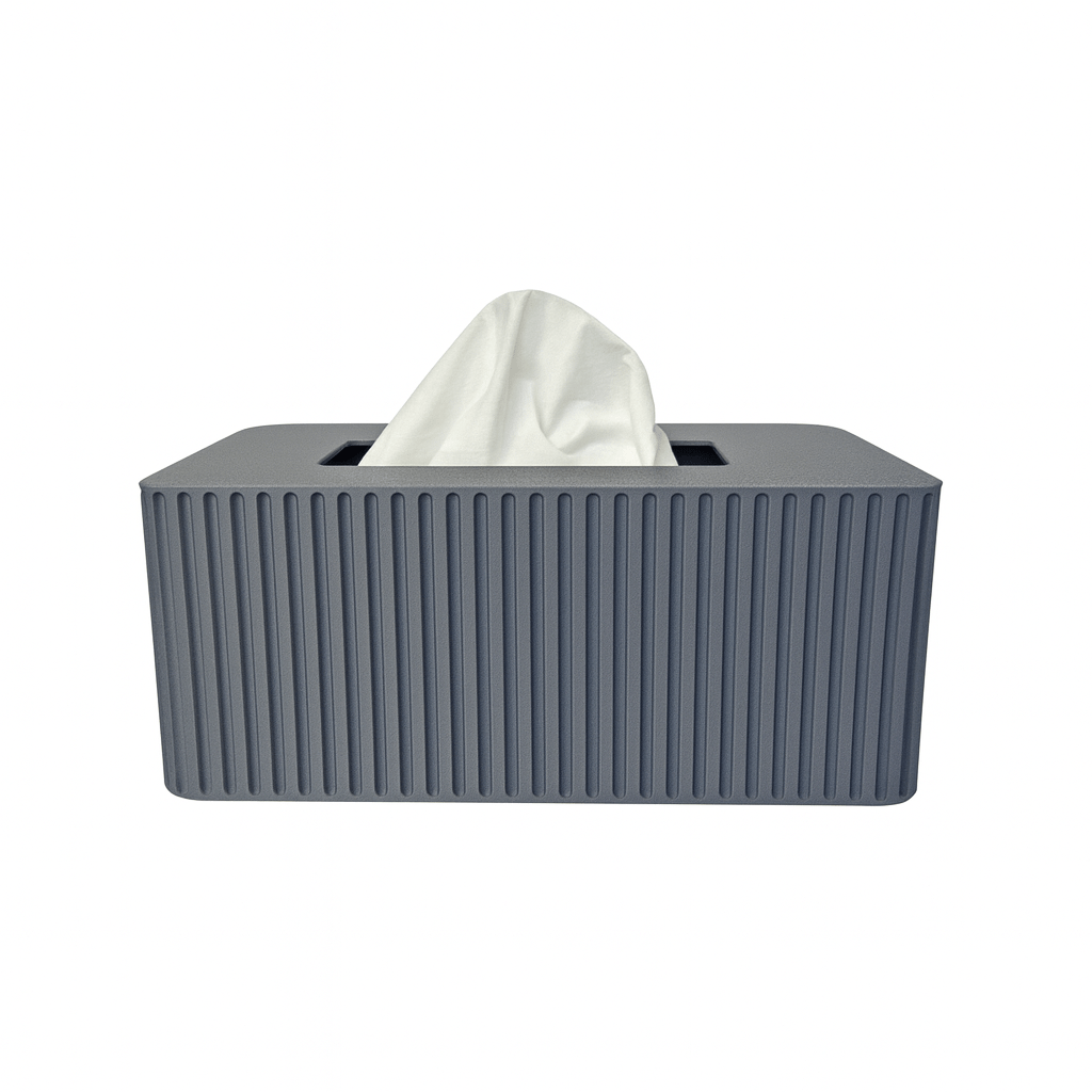 Tissue Box Cover Fluted - Standard Kleenex Box Cover - Tissue Box Holder - MIDTWENTY Studio